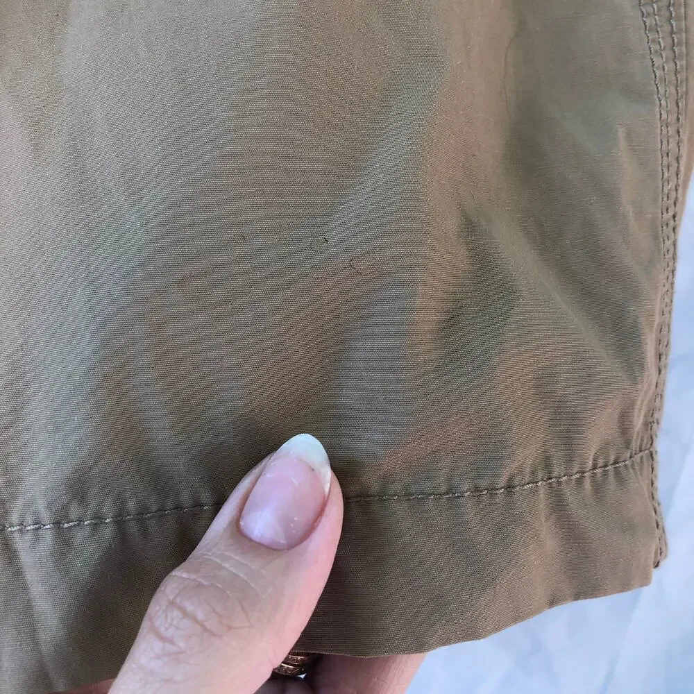 Ralph Laruen RLX Mens Golf Shorts Tan Cargo Shorts Drawstring Waist with Zip 2X